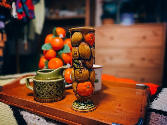 MCM Vintage Citrus Stem Vase